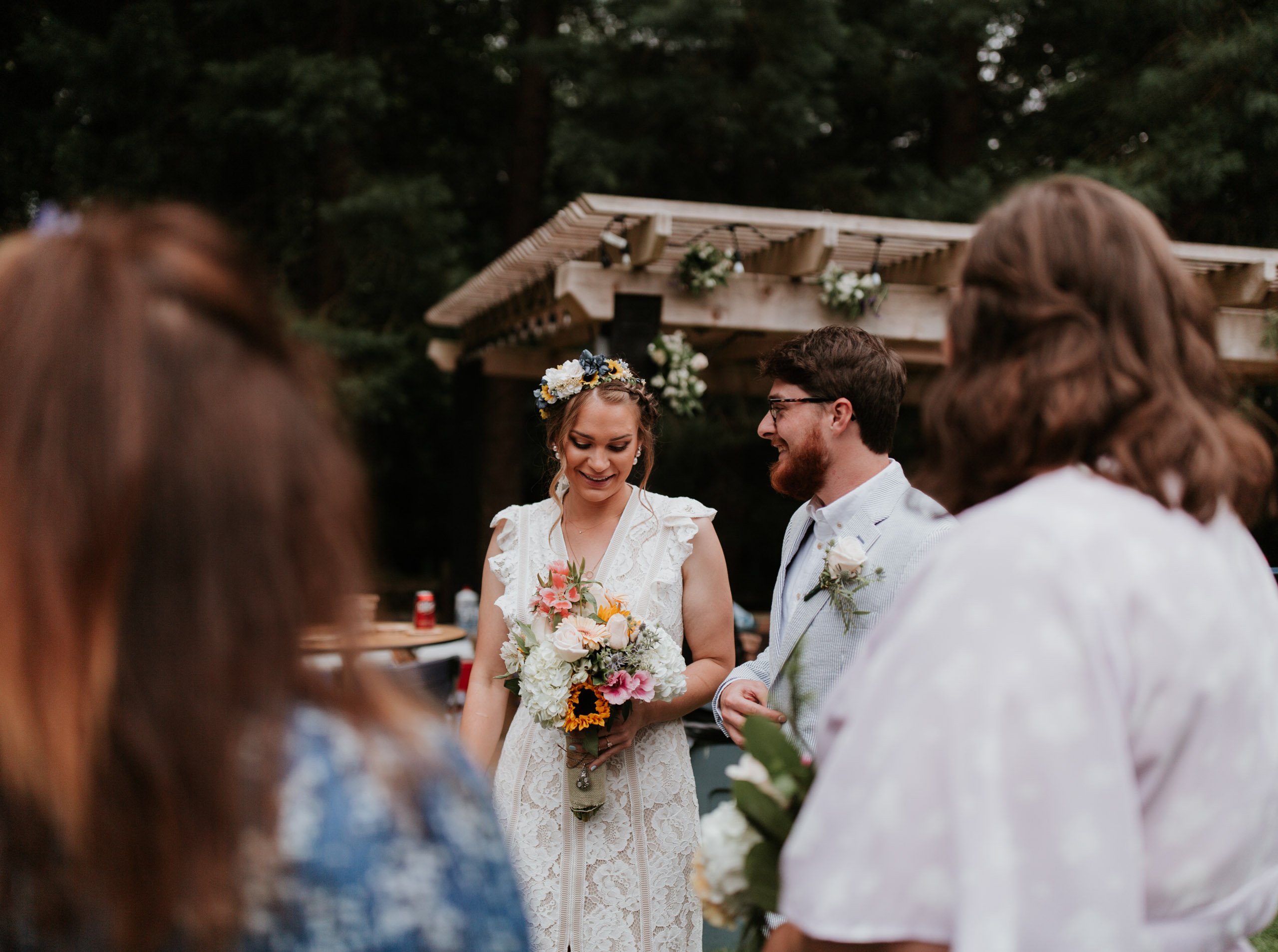 Boho Backyard Wedding | Woodinville, WA | Deanna + Nick