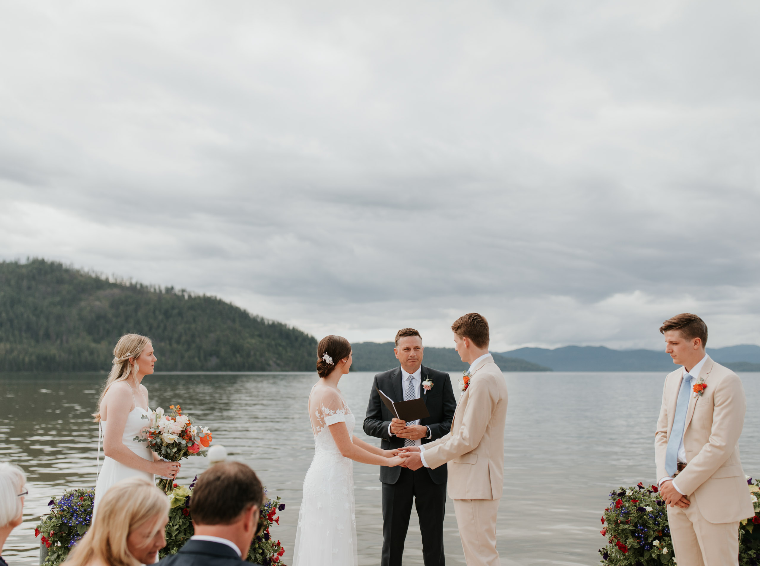Intimate Dockside Wedding in Priest Lake, Idaho | Sally + Ryan